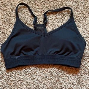 VS Pink black sports bra